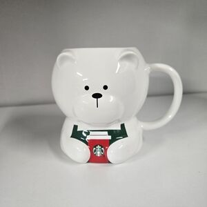 🎄 NWT 2025 Starbucks Bearista 12oz Ceramic Mug
